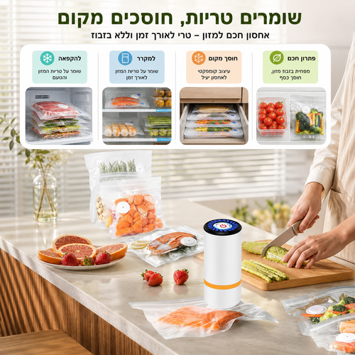 FreshSeal - משאבת ואקום לטריות