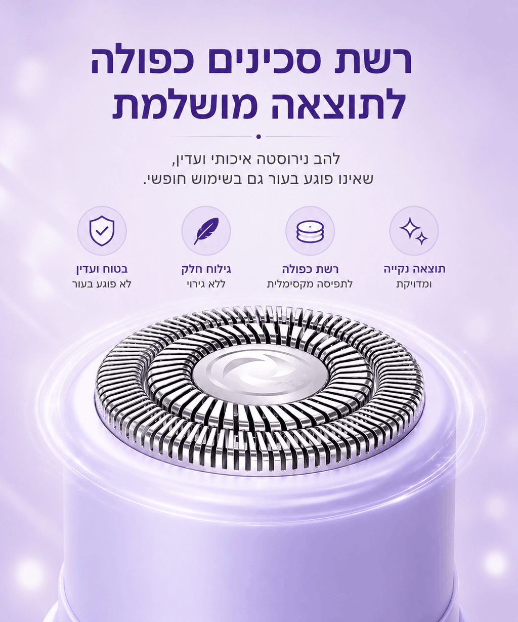 TUCSON dual-head shaver