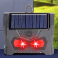 Solar Powered Ultrasonic Animal Repeller Solar Nocturnal Animal Repeller with LED Flashing Light Deer Skunk Raccoon Repellent