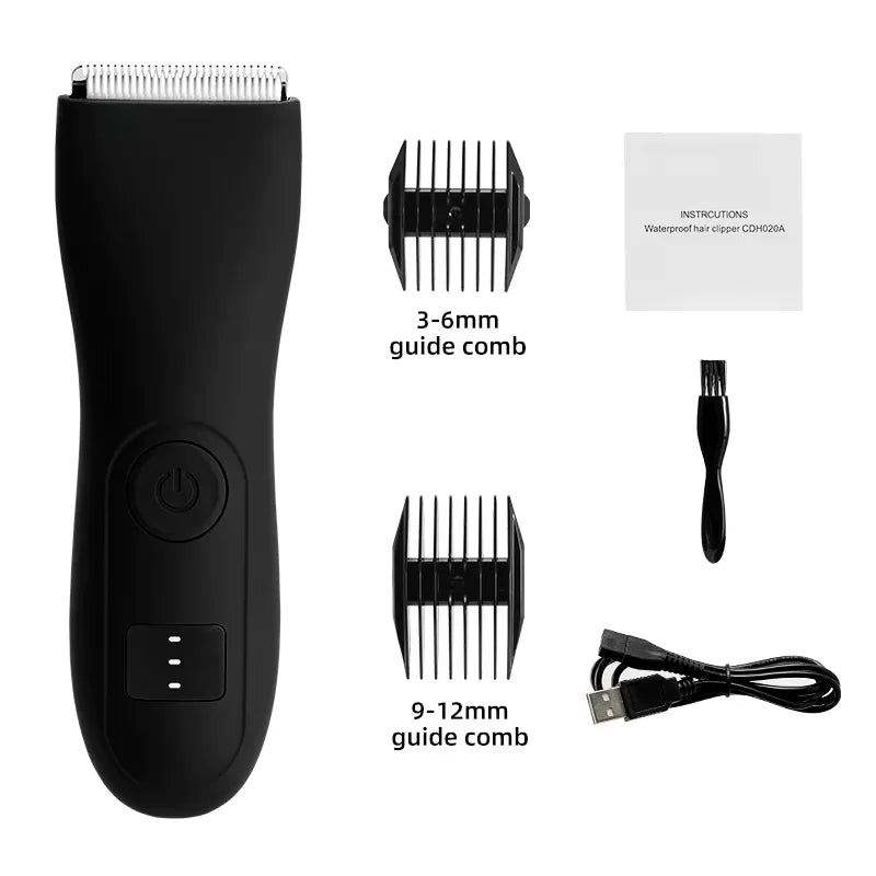 Mens Body Hair Trimmer for Men Balls Women Lady Shaver Hair Removal Trimmer Groin & Body Shaver Groomer Arm Beard Razor